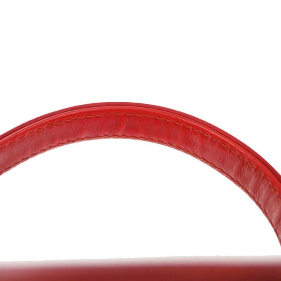 LOUIS VUITTON LV Logo Cannes Hand Vanity Bag Epi Leather Red M48037 80YH398 - Picture 8 of 16